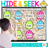 Spring Phonics Games | Chick Hide and Seek Editable Sight 