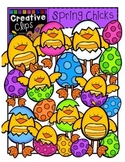 Spring Chicks: Spring Clipart {Creative Clips Digital Clipart}