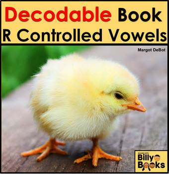 Preview of Spring Chicks R Controlled Vowels ir, er, ur Decodable Reader