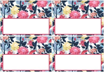 Name with Floral Border Personalized Notebook - Treasures