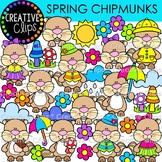 Spring Chipmunk Clipart {Spring Clipart}
