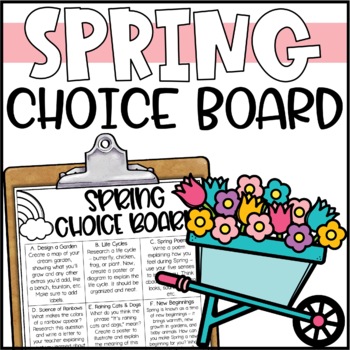 Preview of Spring Choice Board