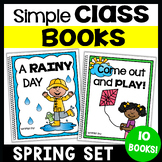 Spring Class Books, Kindergarten & PreK, Early Writing Pro