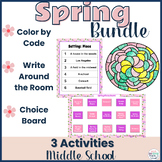 Spring Classroom Activities for Middle School - Bundle