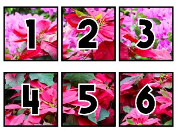 Preview of Spring Classroom Calendar Set, Bougainvillea Flowers #4 Sheet Size: 8.5 by 11