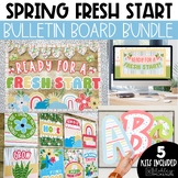 Spring Classroom Decor Bulletin Board Bundle | Fresh Start Theme
