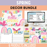 Spring Classroom Decor Bundle Bulletin Board Kit Newslette