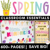Spring Classroom Decor | Spring Bulletin Letters | Spring 