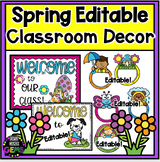 Spring Classroom Labels and Decor