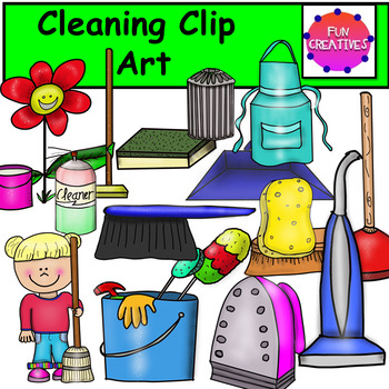 Preview of Spring Cleaning Clip Art