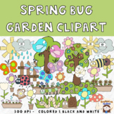 Spring Clip Art - Bug Garden