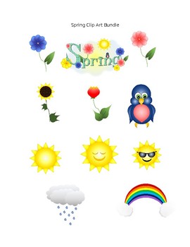 Preview of Spring Clip Art