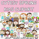 Spring Clip Art - Kids