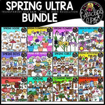 Spring Clip Art Ultra Bundle {Educlips Clipart} by ...