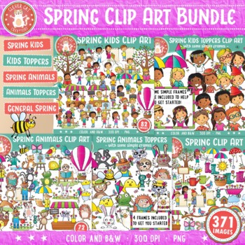 Preview of Spring Clipart Bundle
