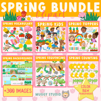 Preview of Spring Clipart Bundle