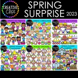 Spring Clipart Bundle 2023 {Spring Kids and Garden Clipart}