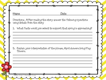 Spring - Close Reading Pack by Beach Bum Literacy Chick | TpT