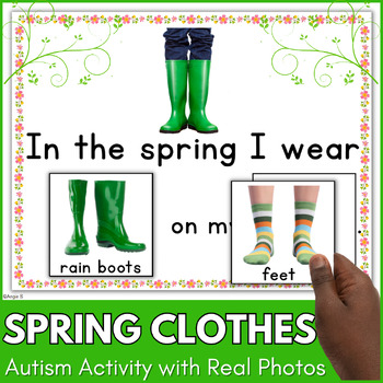 Spring Clothing - Adapted Book for Autism