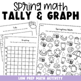 Spring Color Count Tally Graph & Answer Data Questions | Low-Prep Math Activity