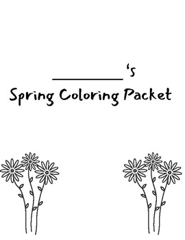 Spring Color Packet by Crazy Mrs Conner | TPT