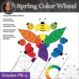 Spring Color Wheel Activity - Color Wheel Art Activity