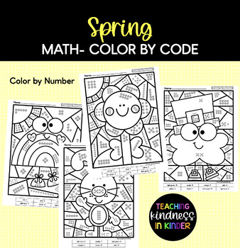 Preview of Spring Color by Code
