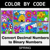 Spring Color by Code - Binary Numbers