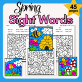 Spring Color by Code Mystery Image Coloring Page LA Mornin