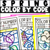 Spring Color by Code - Spring Color by Number - Color by L