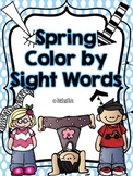 Spanish Spring Color by Sight Words