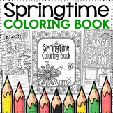 Spring Coloring Book | Spring Coloring Pages | Spring Acti