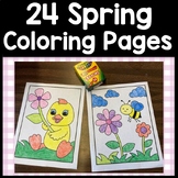 Spring Coloring Pages {24 Different Coloring Sheets + Mand