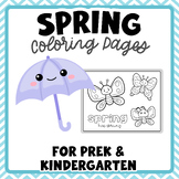 Spring Coloring Pages | 20 Simple Designs | for PreK and K