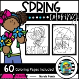 Spring Coloring Pages| Spring Coloring Book| Coloring Shee