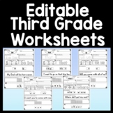 Sight Word Worksheets for Third Grade {41 Pages!}