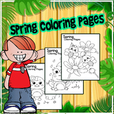 Spring Coloring Pages Coloring Sheets