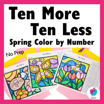 Preview of Spring Coloring Pages  |  Easter Math Activities  |  Color by Number