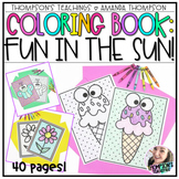 Spring Coloring Pages - End of the Year Coloring Sheets - Early Finishers