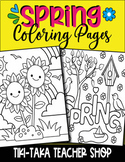 Spring Coloring Pages - Spring Activities