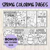 Spring Coloring Pages, Spring Break Coloring, Easter Color