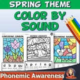 Spring Coloring Pages and Activities for Phonemic Awareness
