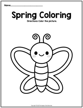 Printable: Color Me Springy! – Bee's Knees Industries