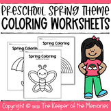 Spring Coloring Printable Worksheets