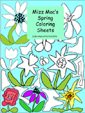 Spring Coloring Sheets