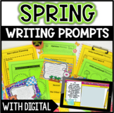 Spring Writing Prompts - w/ Digital Spring Writing Google Slides™