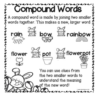 compound words anchor chart