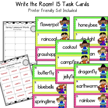 Spring Compound Words [[Mini Unit]] by Ford and Firsties | TpT