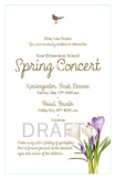 Spring Concert Invitation