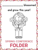 Spring Conference Folder Cover